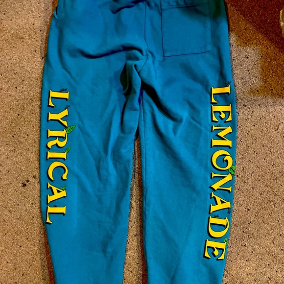 Green Lyrical Lemonade Sweatpants (winter collection) - Picture 2 of 5